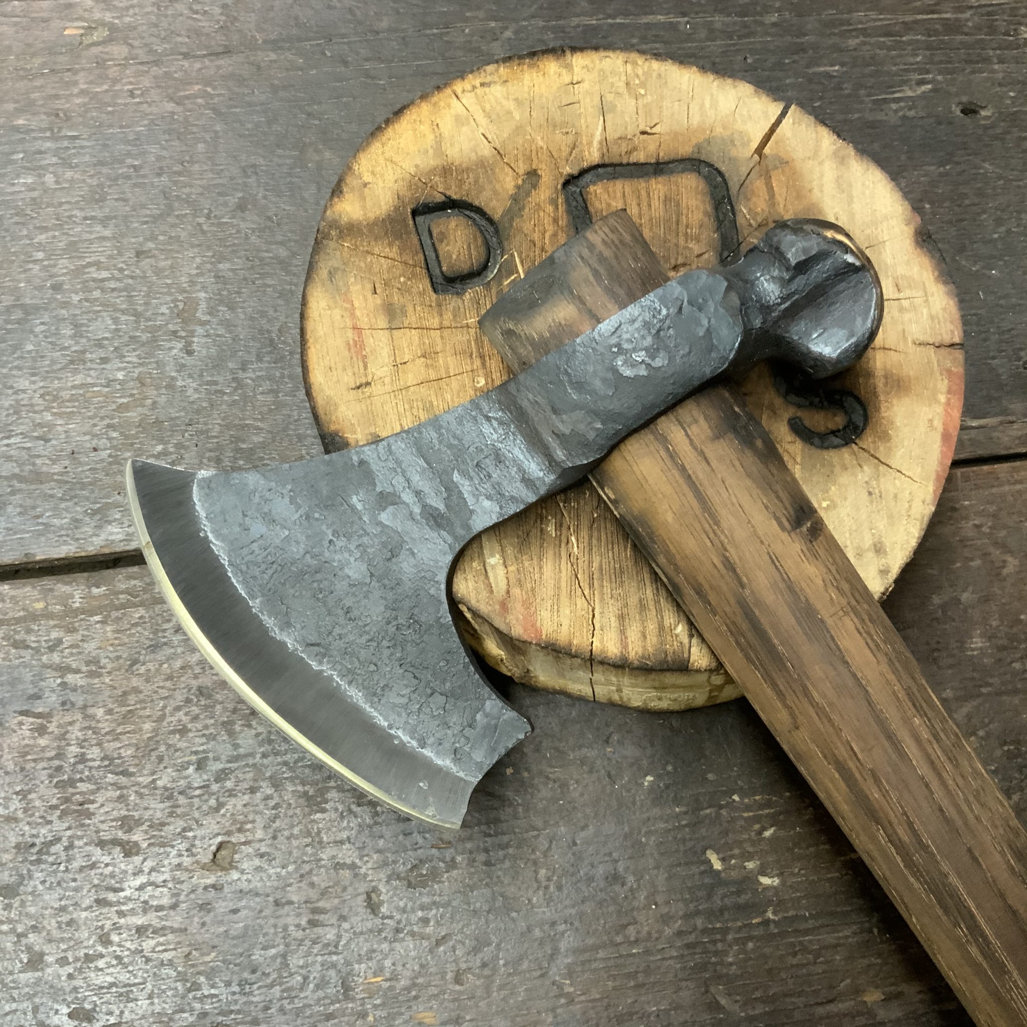 Skull Head Viking Bearded Axe Drunken Smithy