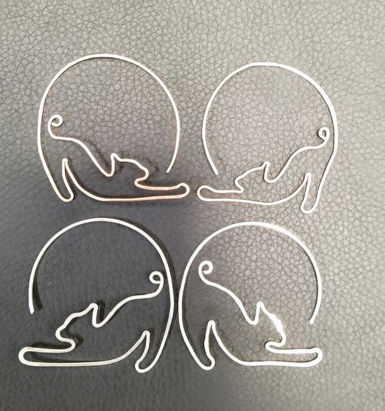 Downward Cat Earrings - Image 3