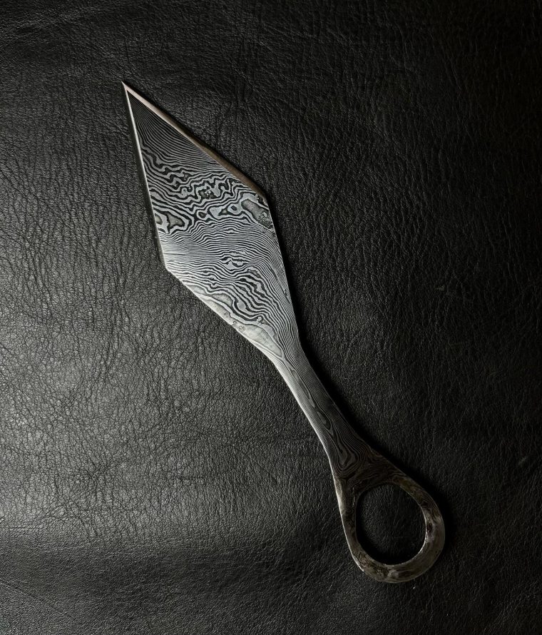 damascus kunai