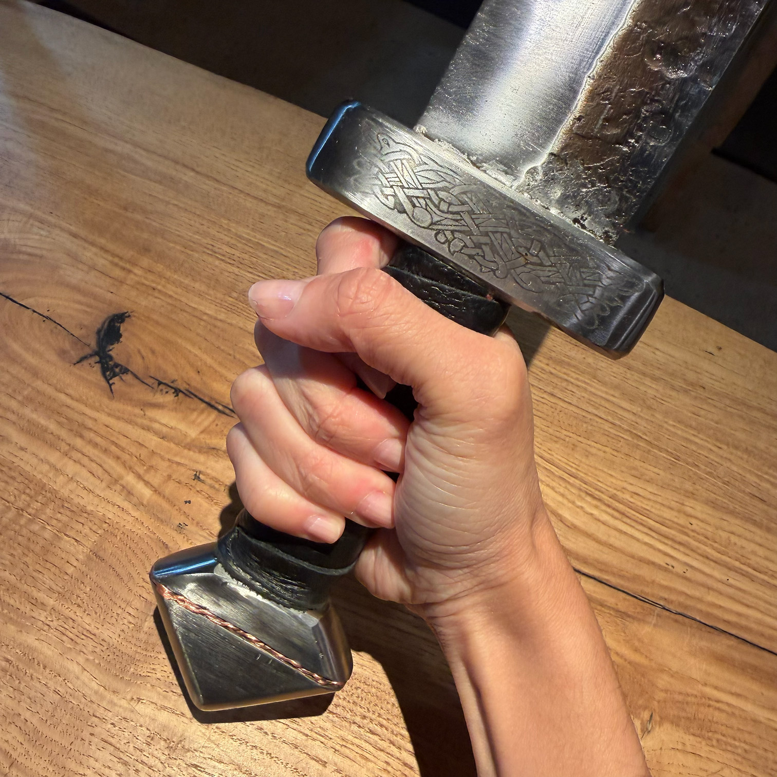 single-edged Norwegian Viking sword